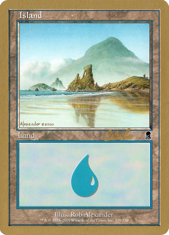Island (cr338) (Carlos Romao) [World Championship Decks 2002] | Game Master's Emporium (The New GME)