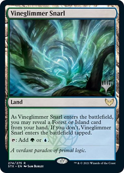 Vineglimmer Snarl (Promo Pack) [Strixhaven: School of Mages Promos] | Game Master's Emporium (The New GME)