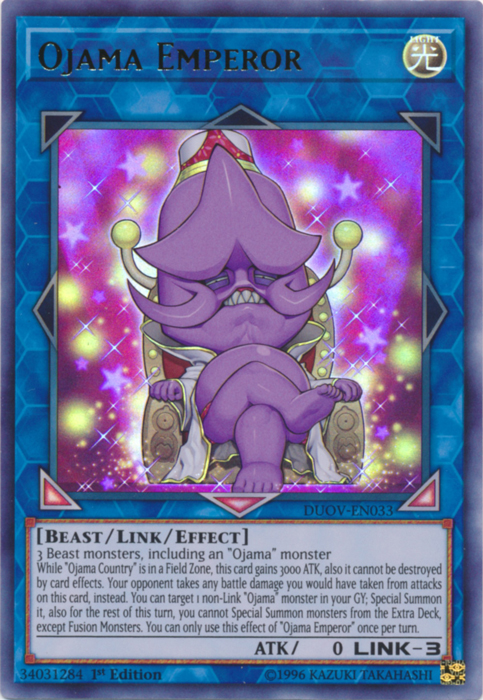 Ojama Emperor [DUOV-EN033] Ultra Rare | Game Master's Emporium (The New GME)