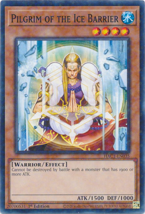 Pilgrim of the Ice Barrier (Duel Terminal) [HAC1-EN035] Common | Game Master's Emporium (The New GME)