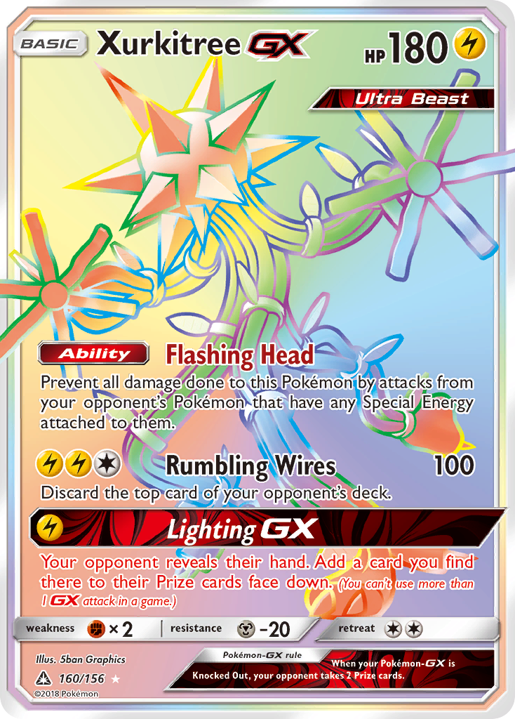 Xurkitree GX (160/156) [Sun & Moon: Ultra Prism] | Game Master's Emporium (The New GME)