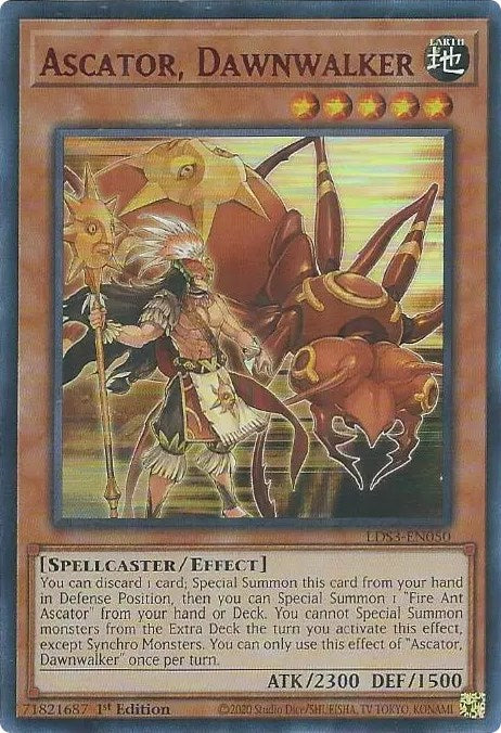 Ascator, Dawnwalker (Red) [LDS3-EN050] Ultra Rare | Game Master's Emporium (The New GME)