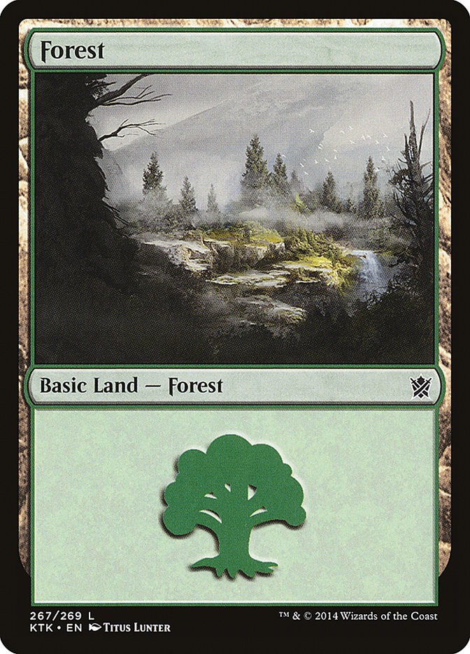 Forest (267) [Khans of Tarkir] | Game Master's Emporium (The New GME)