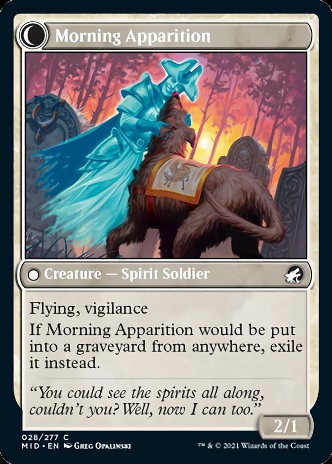 Mourning Patrol // Morning Apparition [Innistrad: Midnight Hunt] | Game Master's Emporium (The New GME)