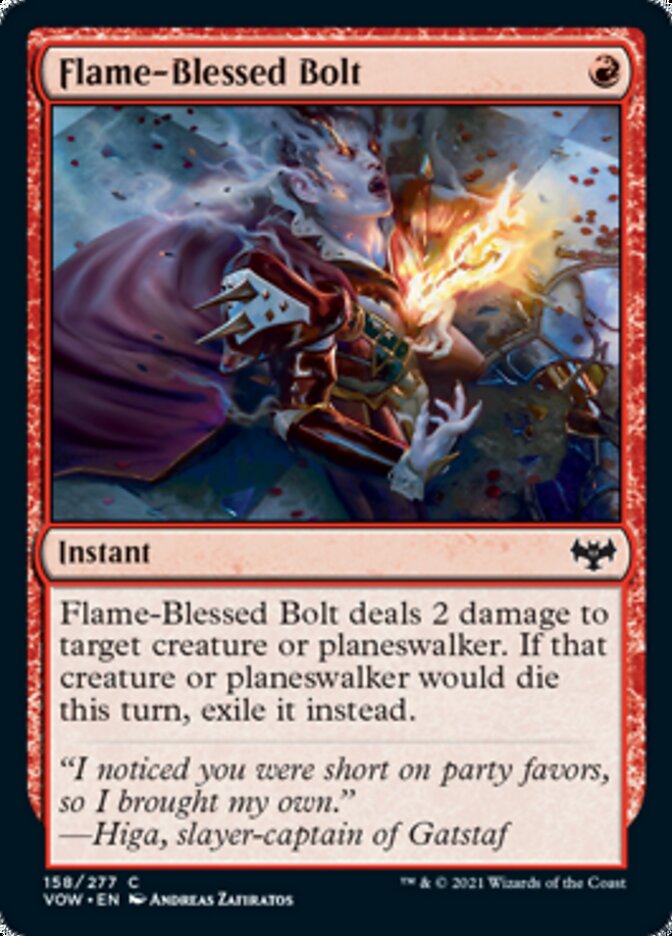 Flame-Blessed Bolt [Innistrad: Crimson Vow] | Game Master's Emporium (The New GME)