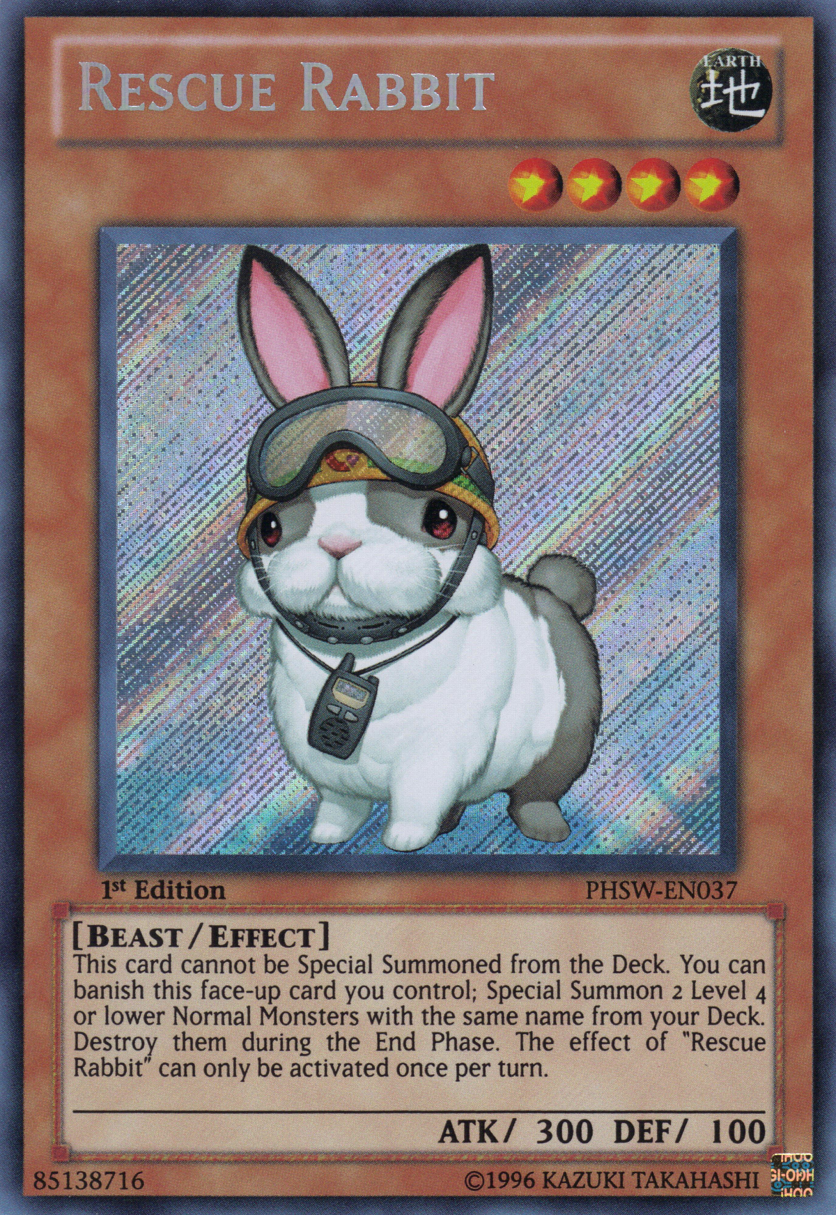 Rescue Rabbit [PHSW-EN037] Secret Rare | Game Master's Emporium (The New GME)
