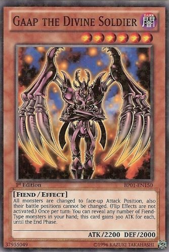 Gaap the Divine Soldier [BP01-EN150] Starfoil Rare | Game Master's Emporium (The New GME)