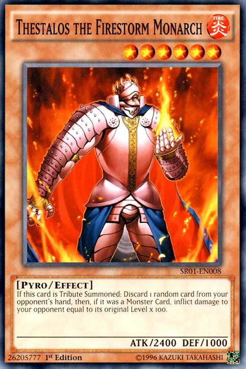 Thestalos the Firestorm Monarch [SR01-EN008] Common | Game Master's Emporium (The New GME)