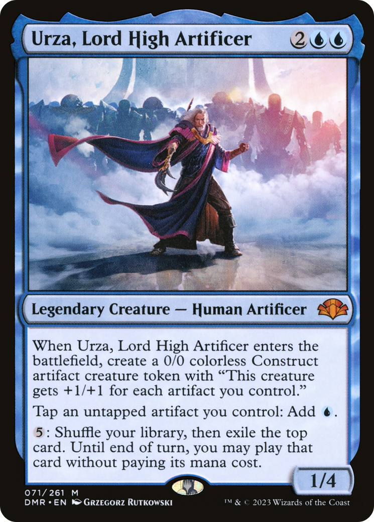 Urza, Lord High Artificer [Dominaria Remastered] | Game Master's Emporium (The New GME)