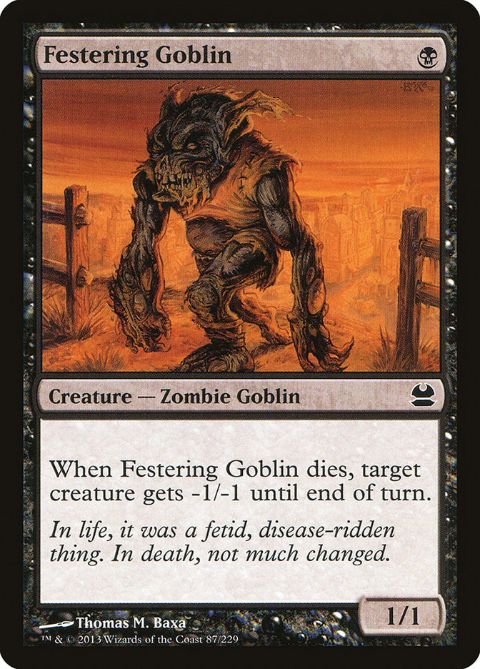 Festering Goblin [Modern Masters] | Game Master's Emporium (The New GME)