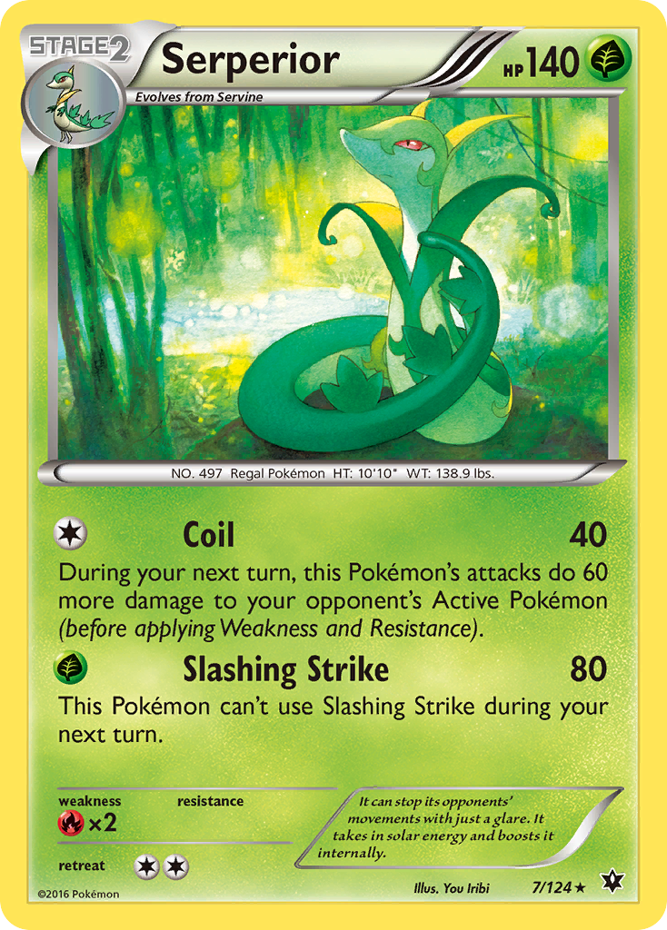 Serperior (7/124) [XY: Fates Collide] | Game Master's Emporium (The New GME)