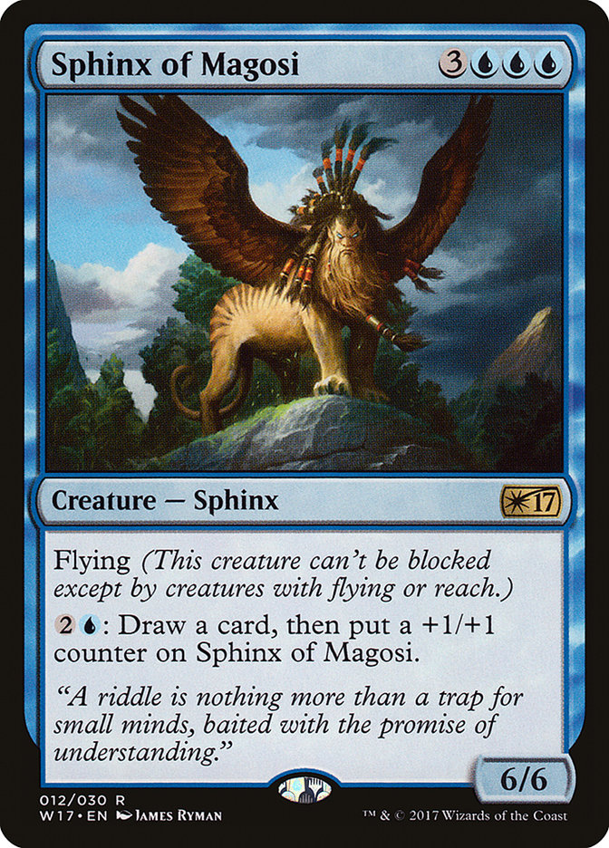 Sphinx of Magosi [Welcome Deck 2017] | Game Master's Emporium (The New GME)