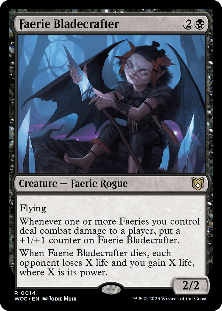 Faerie Bladecrafter [Wilds of Eldraine Commander] | Game Master's Emporium (The New GME)