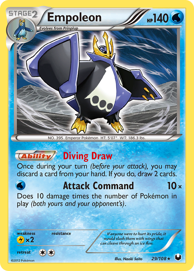 Empoleon (29/108) [Black & White: Dark Explorers] | Game Master's Emporium (The New GME)