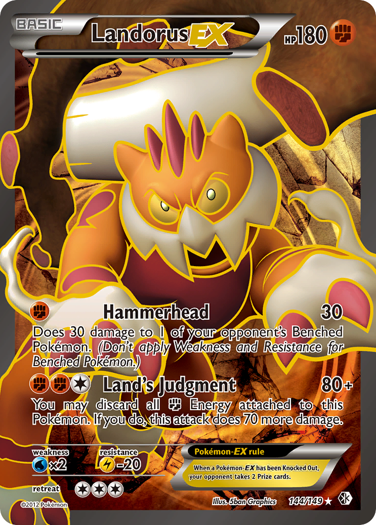 Landorus EX (144/149) [Black & White: Boundaries Crossed] | Game Master's Emporium (The New GME)