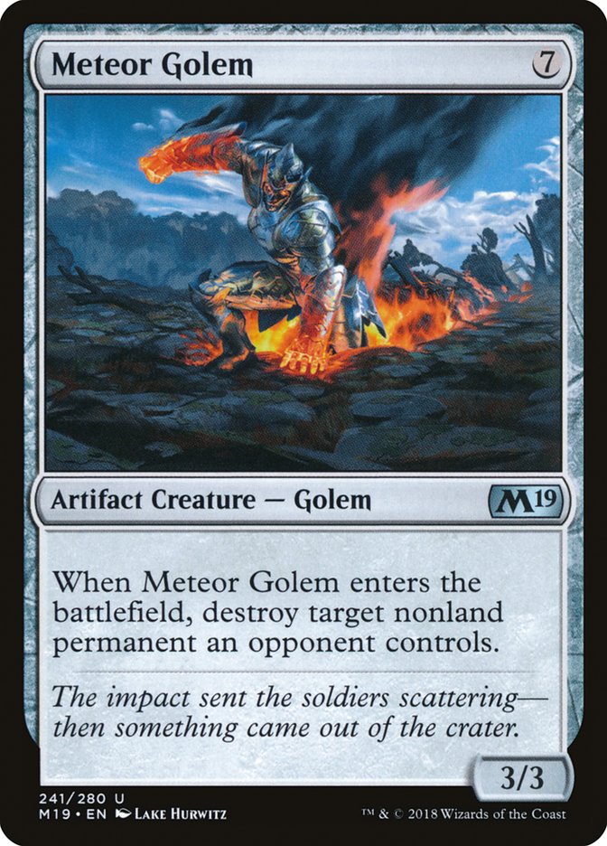 Meteor Golem [Core Set 2019] | Game Master's Emporium (The New GME)