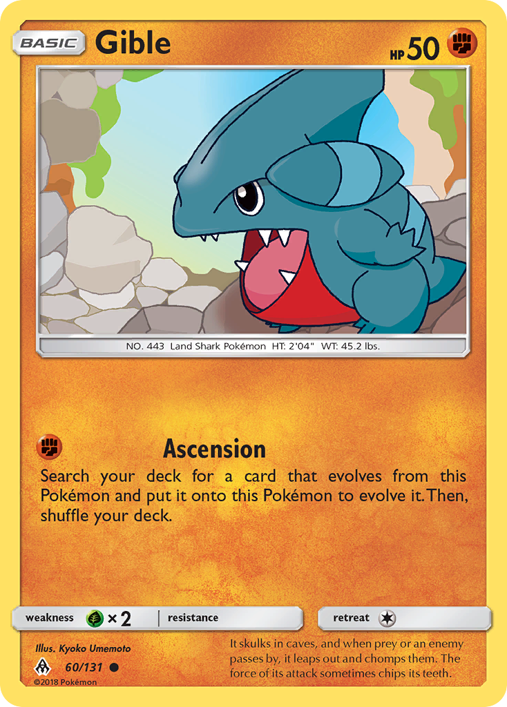 Gible (60/131) [Sun & Moon: Forbidden Light] | Game Master's Emporium (The New GME)