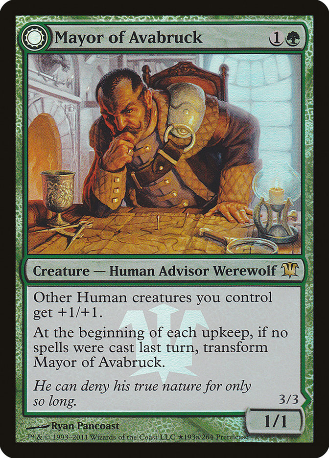 Mayor of Avabruck // Howlpack Alpha [Innistrad Prerelease Promos] | Game Master's Emporium (The New GME)