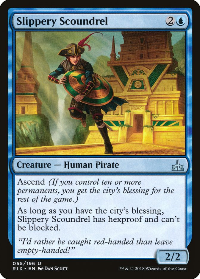 Slippery Scoundrel [Rivals of Ixalan] | Game Master's Emporium (The New GME)