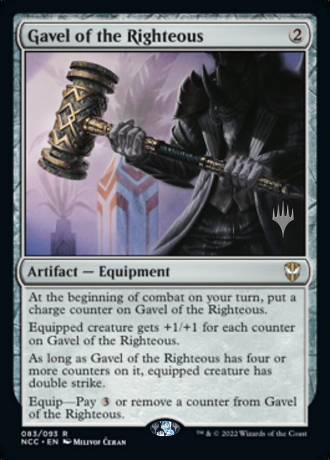 Gavel of the Righteous (Promo Pack) [Streets of New Capenna Commander Promos] | Game Master's Emporium (The New GME)