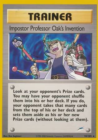 Impostor Professor Oak's Invention (94/105) [Neo Destiny Unlimited] | Game Master's Emporium (The New GME)