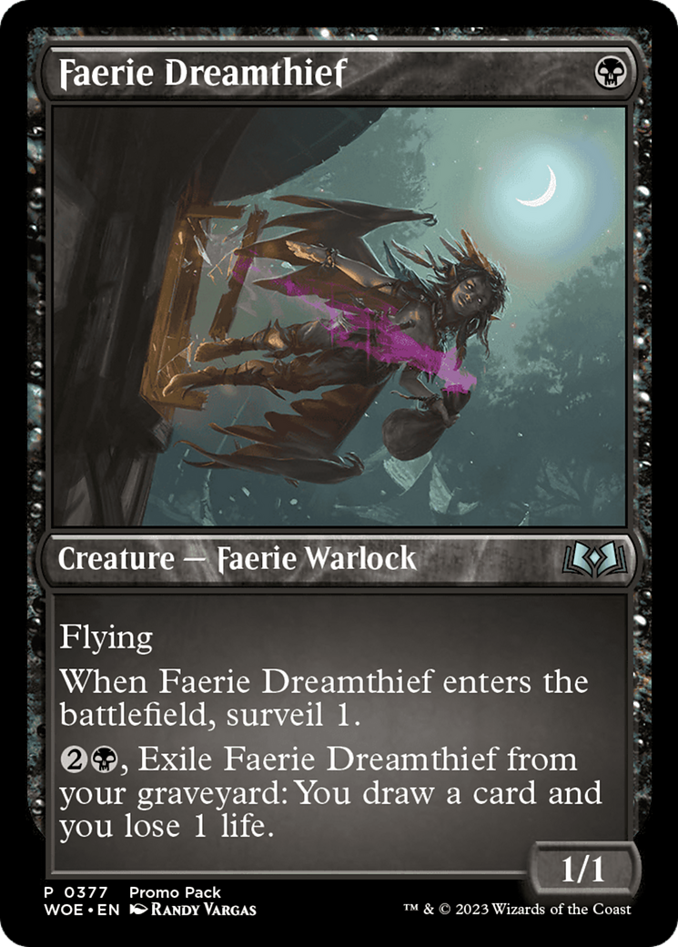 Faerie Dreamthief (Promo Pack) [Wilds of Eldraine Promos] | Game Master's Emporium (The New GME)