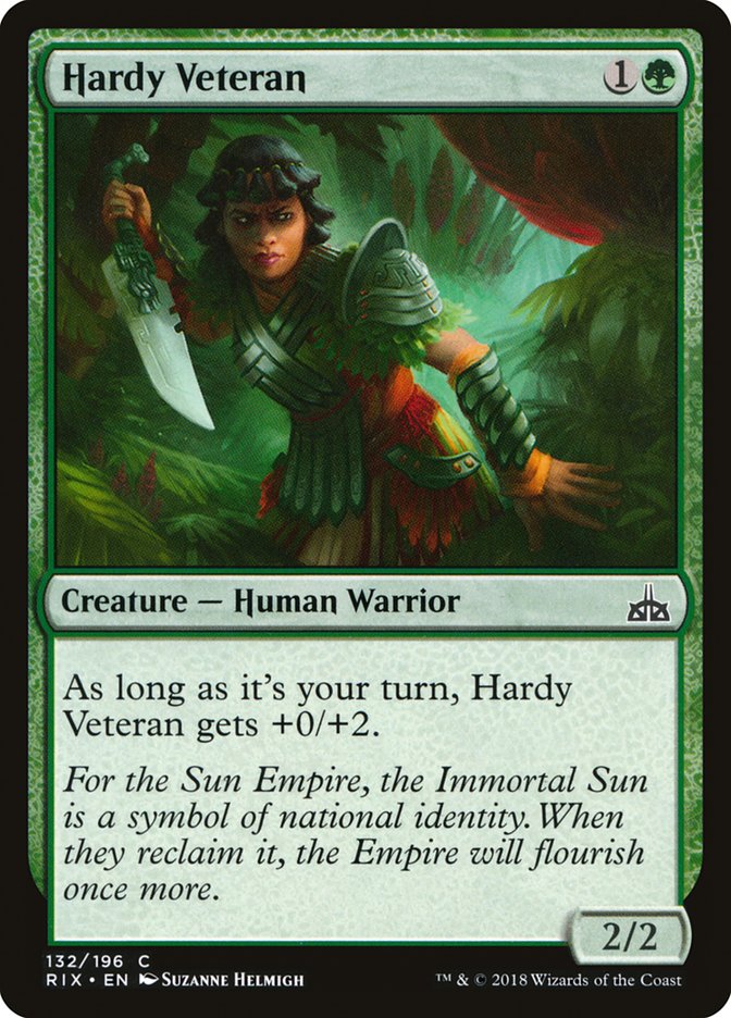 Hardy Veteran [Rivals of Ixalan] | Game Master's Emporium (The New GME)