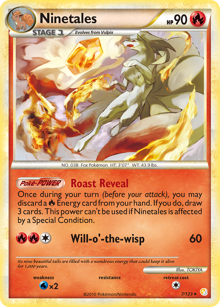 Ninetales (7/123) [HeartGold & SoulSilver: Base Set] | Game Master's Emporium (The New GME)