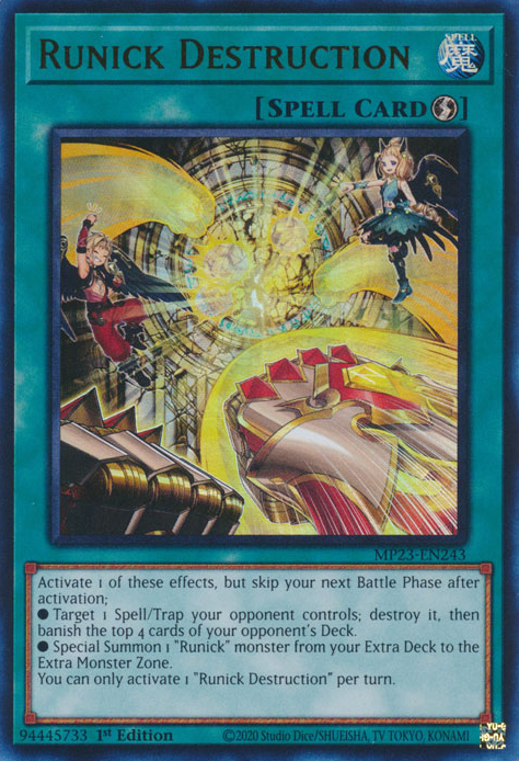 Runick Destruction [MP23-EN243] Ultra Rare | Game Master's Emporium (The New GME)