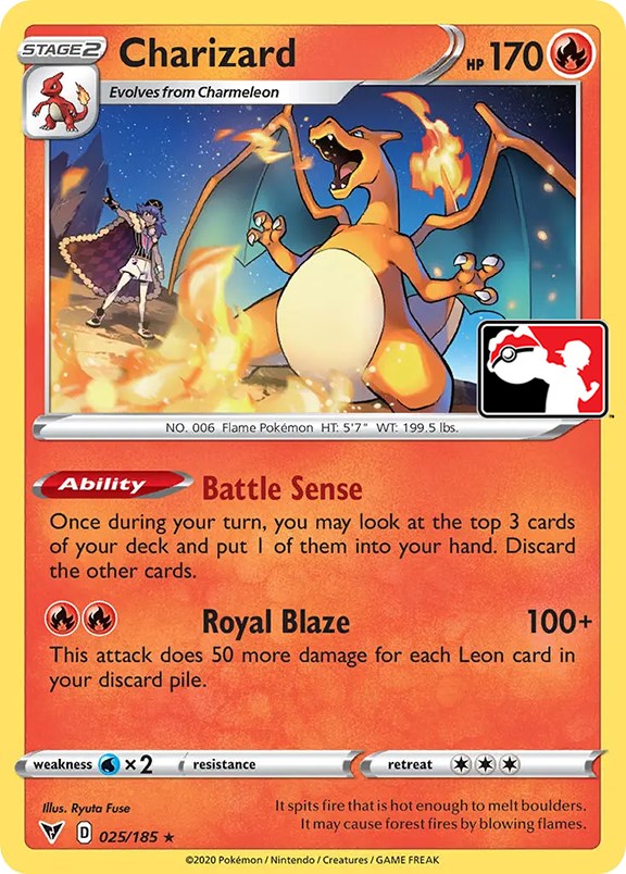 Charizard (025/185) [Prize Pack Series One] | Game Master's Emporium (The New GME)