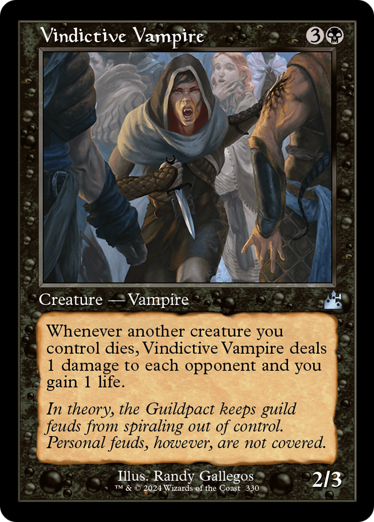 Vindictive Vampire (Retro Frame) [Ravnica Remastered] | Game Master's Emporium (The New GME)