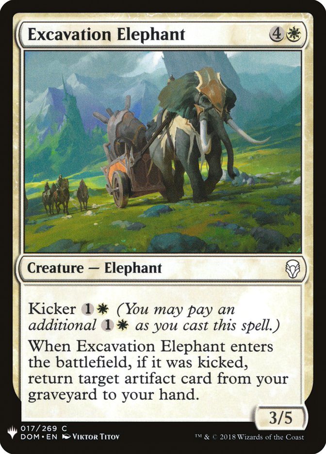 Excavation Elephant [Mystery Booster] | Game Master's Emporium (The New GME)