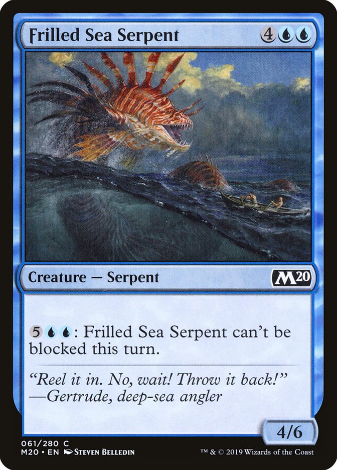 Frilled Sea Serpent [Core Set 2020] | Game Master's Emporium (The New GME)
