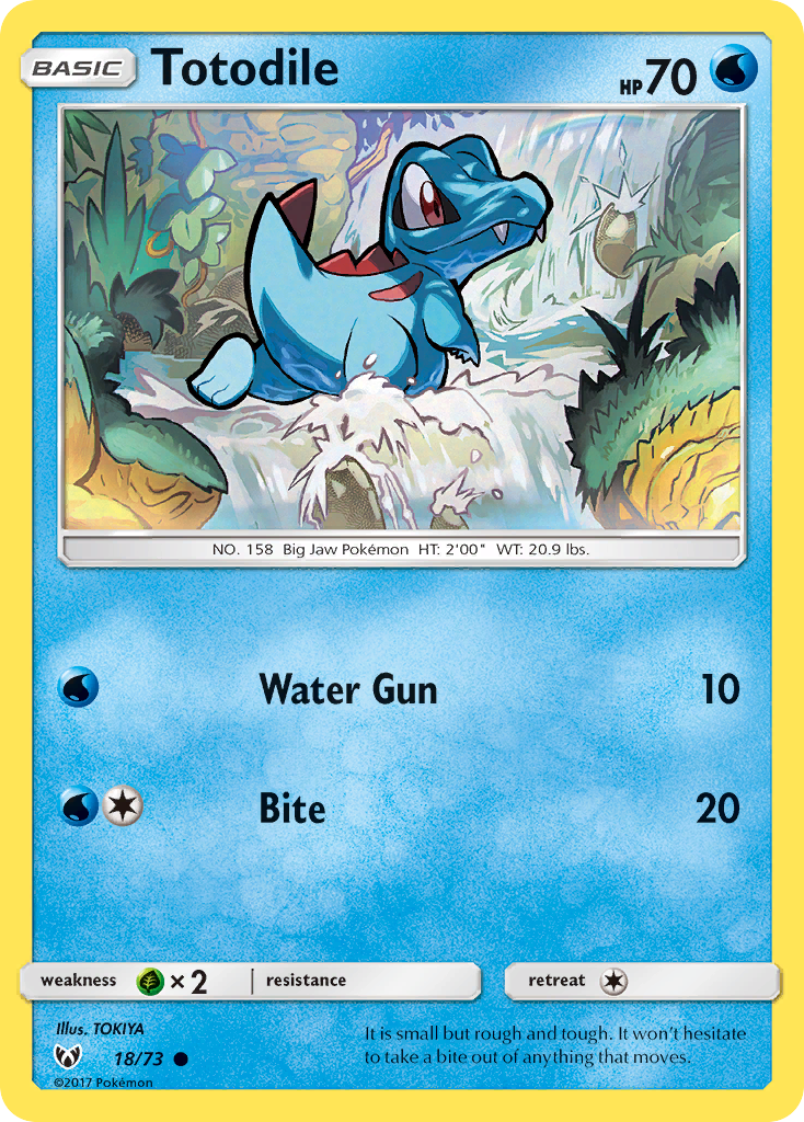 Totodile (18/73) [Sun & Moon: Shining Legends] | Game Master's Emporium (The New GME)