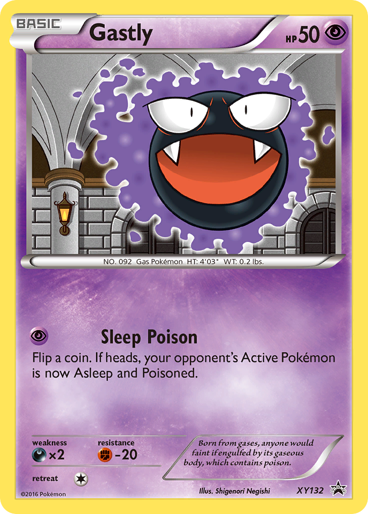 Gastly (XY132) [XY: Black Star Promos] | Game Master's Emporium (The New GME)