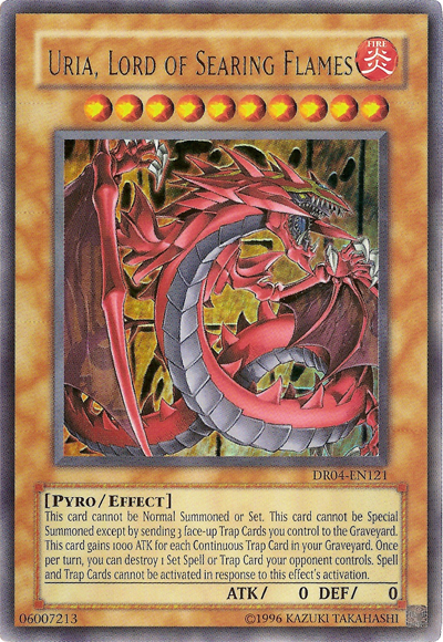 Uria, Lord of Searing Flames [DR04-EN121] Ultra Rare | Game Master's Emporium (The New GME)
