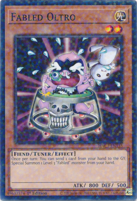 Fabled Oltro (Duel Terminal) [HAC1-EN135] Common | Game Master's Emporium (The New GME)