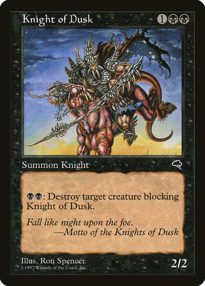 Knight of Dusk [Tempest] | Game Master's Emporium (The New GME)