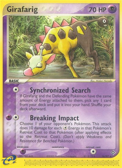 Girafarig (16/97) [EX: Dragon] | Game Master's Emporium (The New GME)