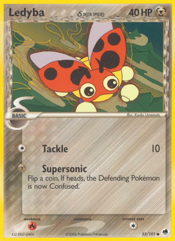 Ledyba (53/101) (Delta Species) [EX: Dragon Frontiers] | Game Master's Emporium (The New GME)