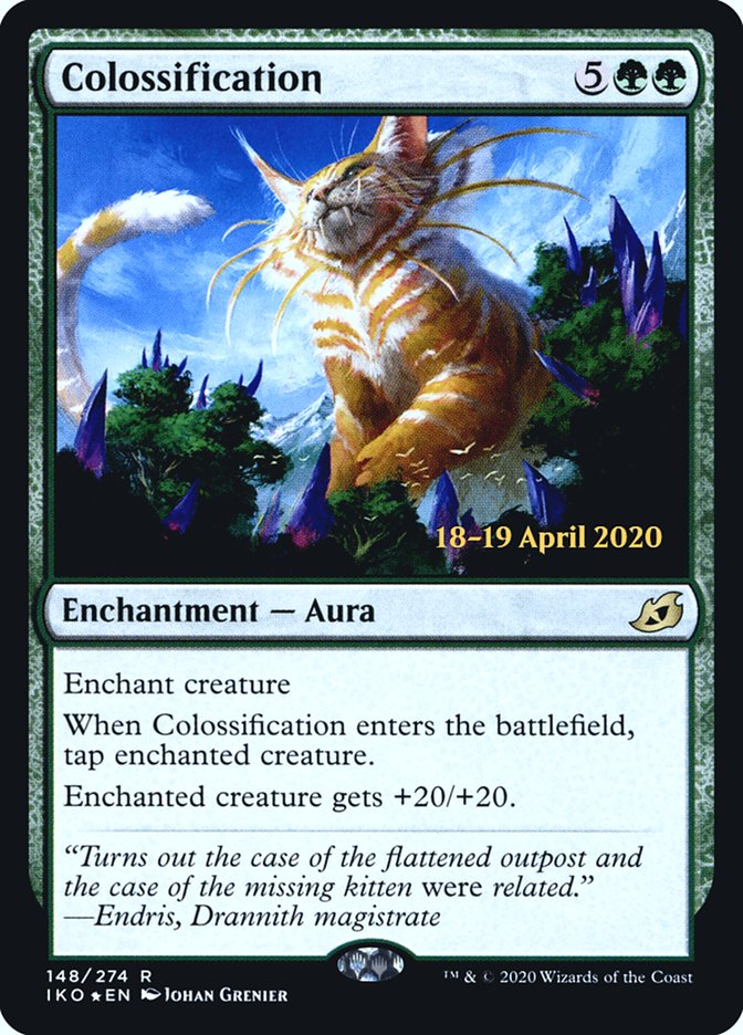 Colossification [Ikoria: Lair of Behemoths Prerelease Promos] | Game Master's Emporium (The New GME)