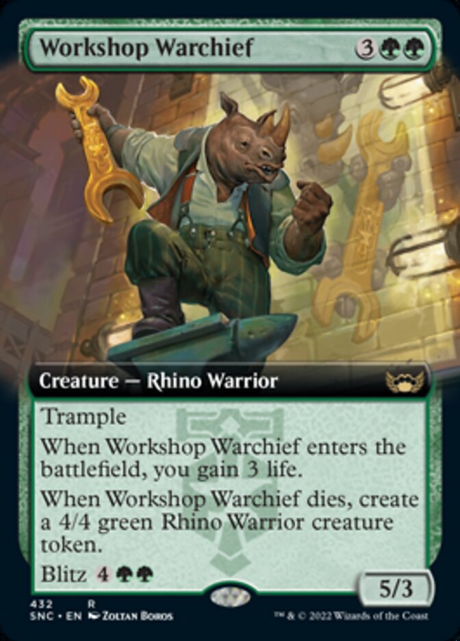 Workshop Warchief (Extended Art) [Streets of New Capenna] | Game Master's Emporium (The New GME)