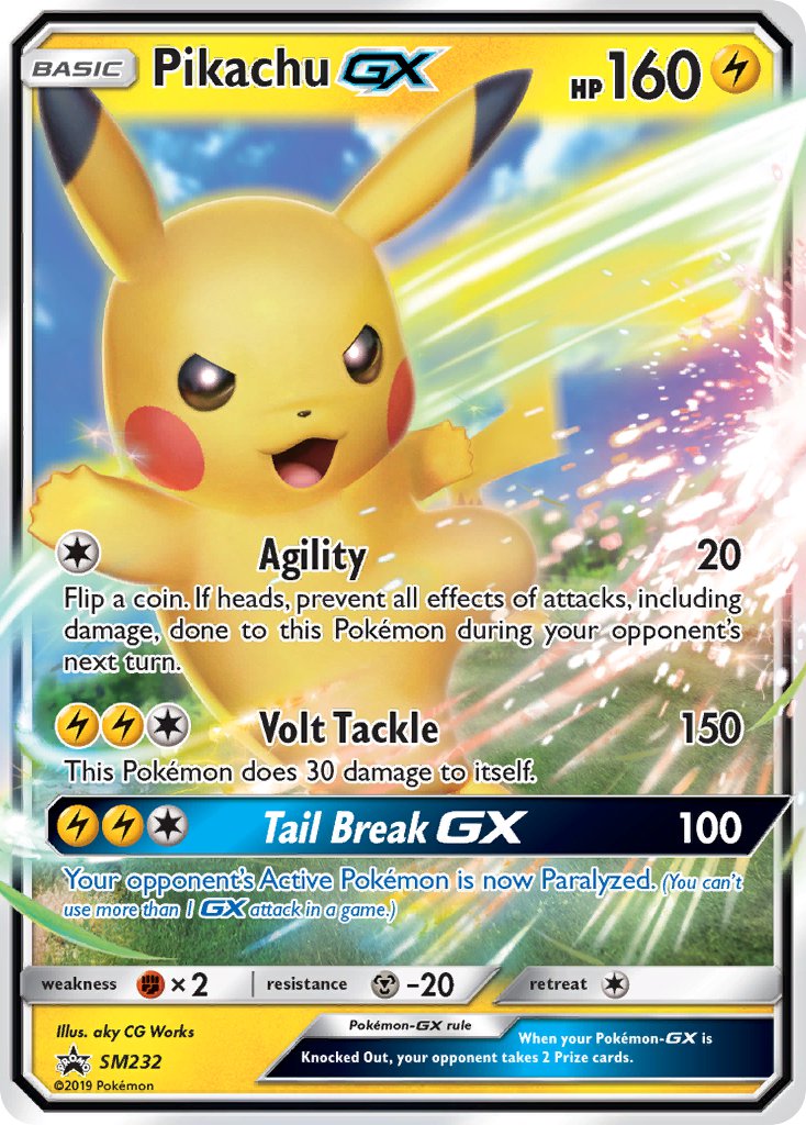 Pikachu GX (SM232) [Sun & Moon: Black Star Promos] | Game Master's Emporium (The New GME)