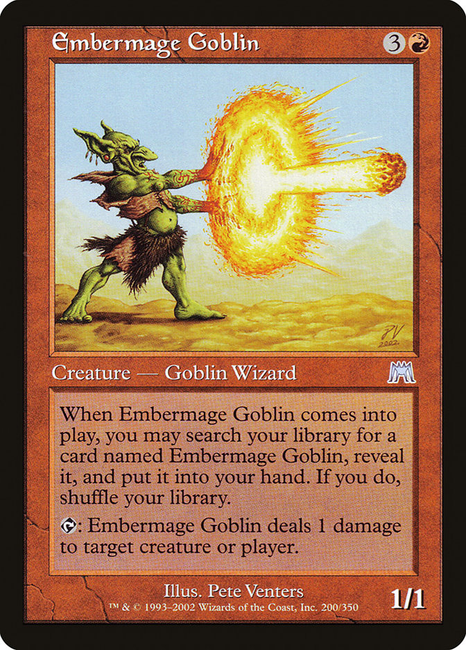 Embermage Goblin [Onslaught] | Game Master's Emporium (The New GME)