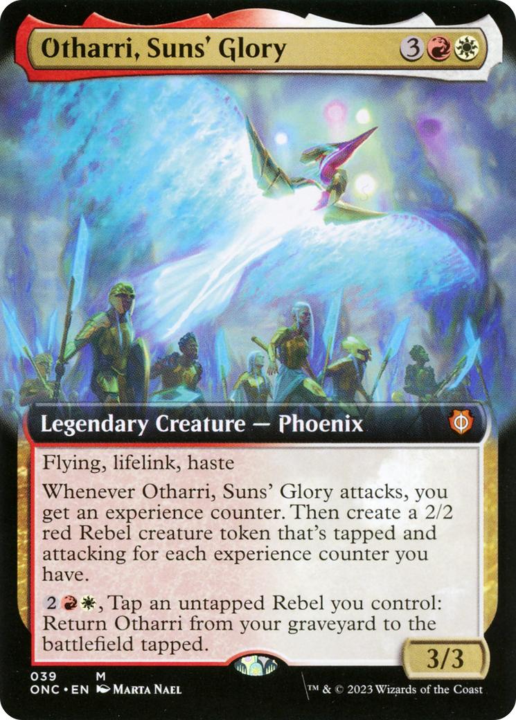 Otharri, Suns' Glory (Extended Art) [Phyrexia: All Will Be One Commander] | Game Master's Emporium (The New GME)