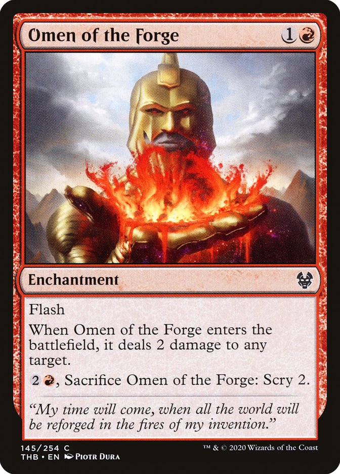 Omen of the Forge [Theros Beyond Death] | Game Master's Emporium (The New GME)