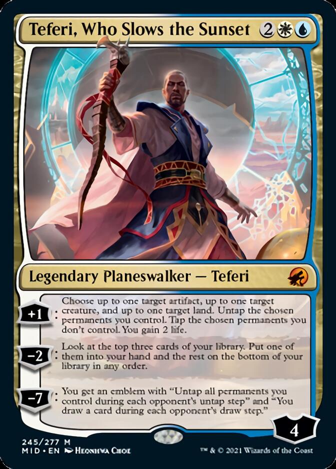 Teferi, Who Slows the Sunset [Innistrad: Midnight Hunt] | Game Master's Emporium (The New GME)