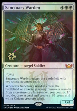 Sanctuary Warden [Streets of New Capenna Prerelease Promos] | Game Master's Emporium (The New GME)