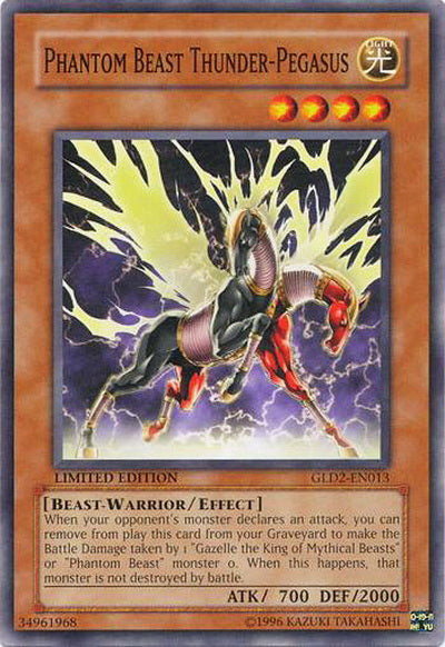 Phantom Beast Thunder-Pegasus [GLD2-EN013] Common | Game Master's Emporium (The New GME)