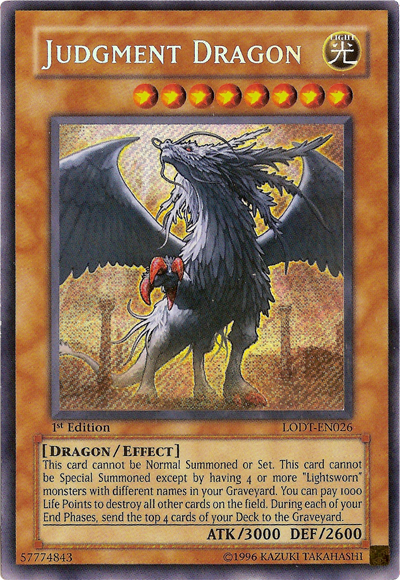 Judgment Dragon [LODT-EN026] Secret Rare | Game Master's Emporium (The New GME)